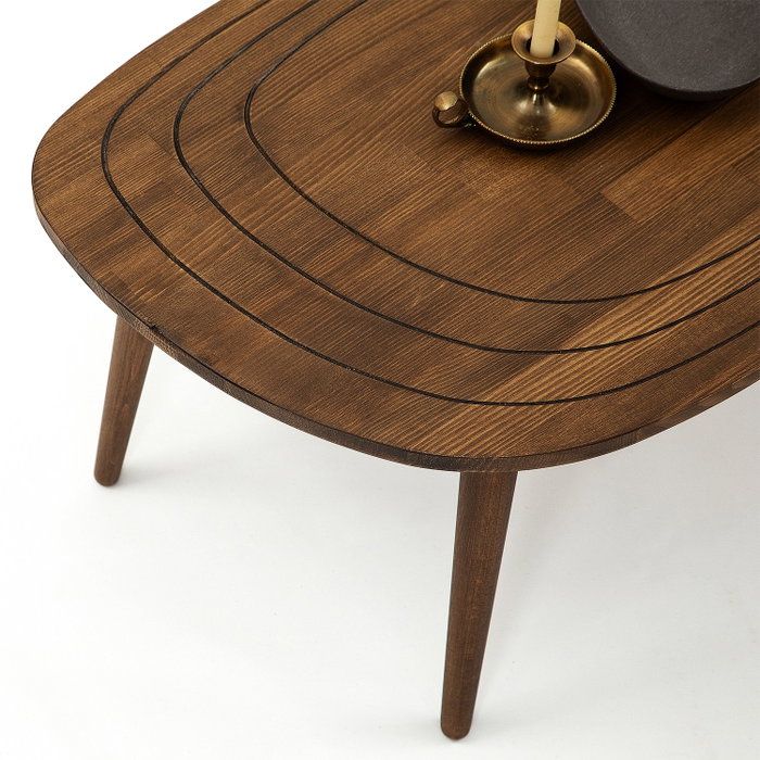 Hanah Home Mesa de centro Sweet - Walnut